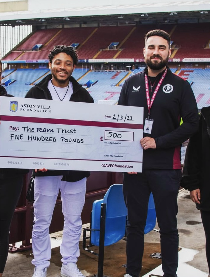 The ram trust getting funds from Aston Villa foundations